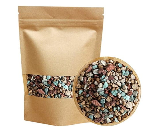 what to do with empty candle jars: Mix Horticultural Lava Rock Pebbles
