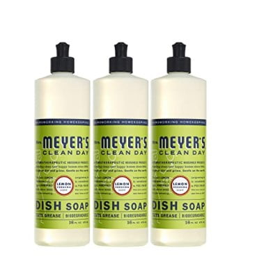 what to do with leftover candle wax: Mrs. Meyer's Dishwashing Liquid Dish Soap